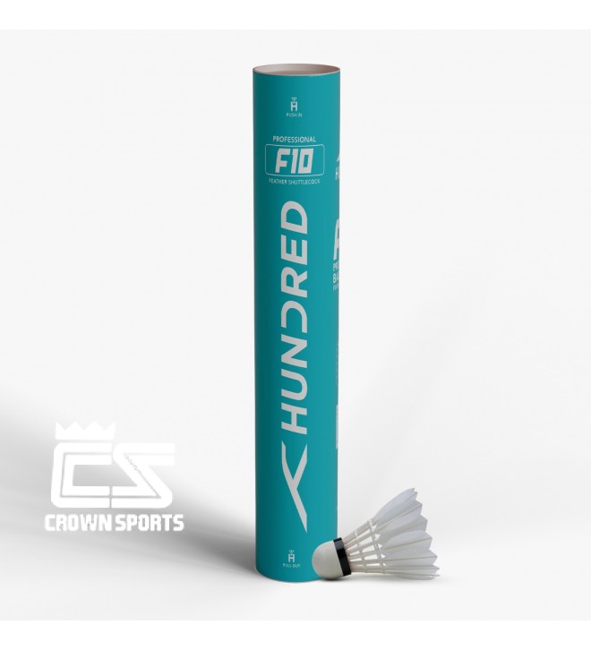 HNDRD Badminton Feather Shuttlecock F10 (Speed-77)